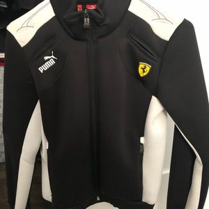 Puma Black Ferrari zip-up Small